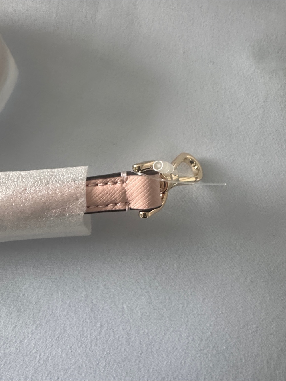 kate spade Pale Pink Leather Crossbody with Gold Chain - Picture 7 of 9
